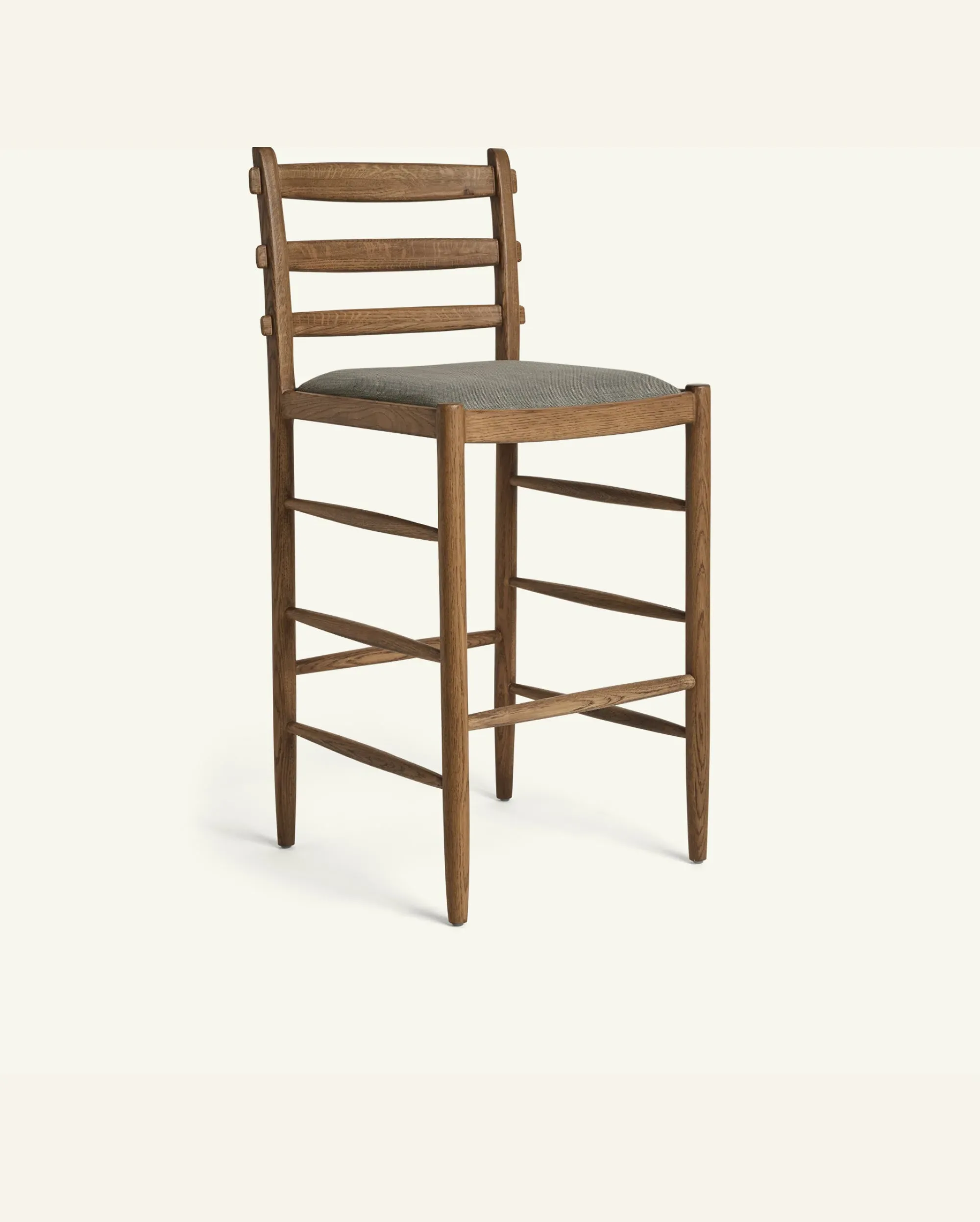 Tiga Counter Stool - Slate, White Oak