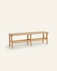 Hati Home Bench #2 - Outdoor Synthetic, Teak