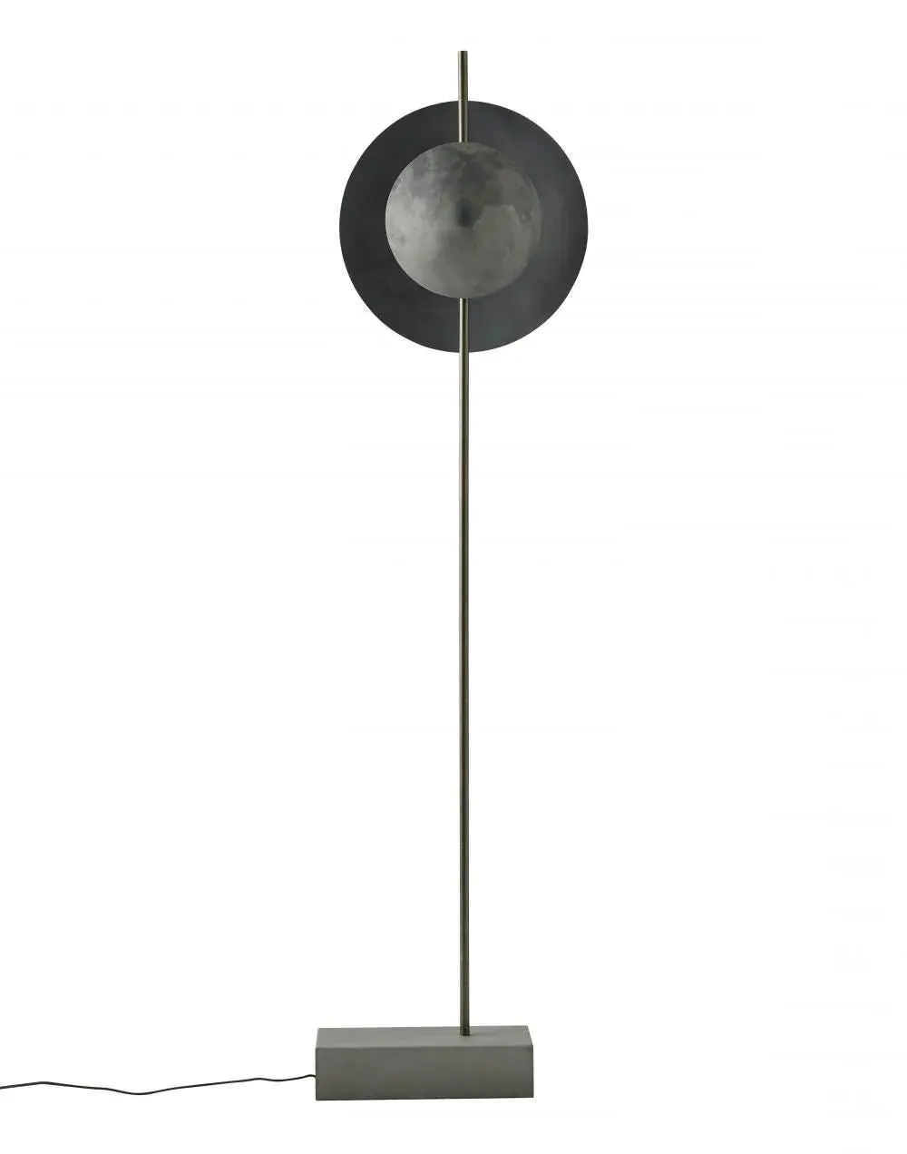 Dawn Floor Lamp with Layered Shades - Aluminum image
