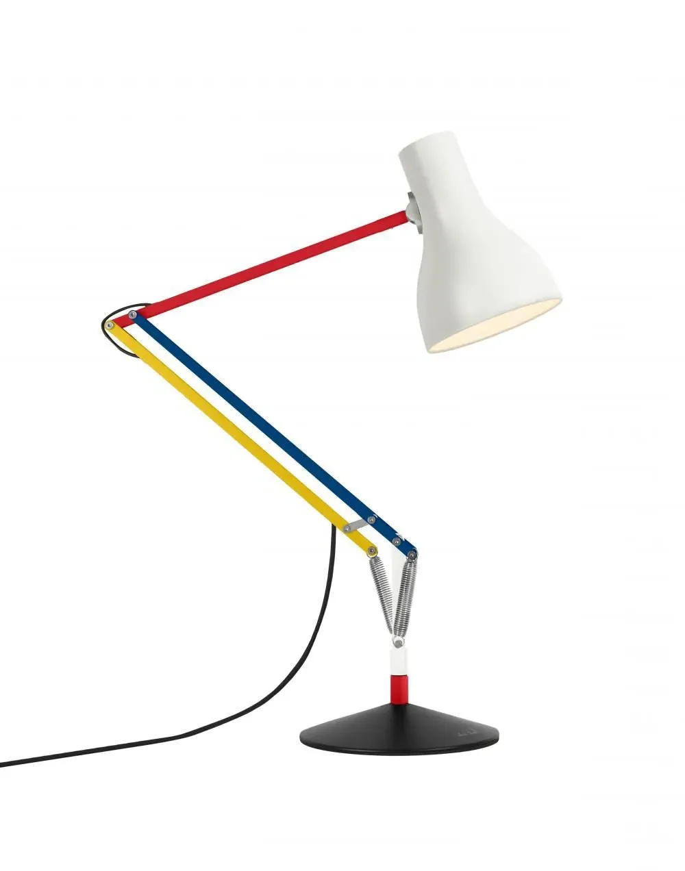 Adjustable Desk Lamp with Spring Mechanism - Metal