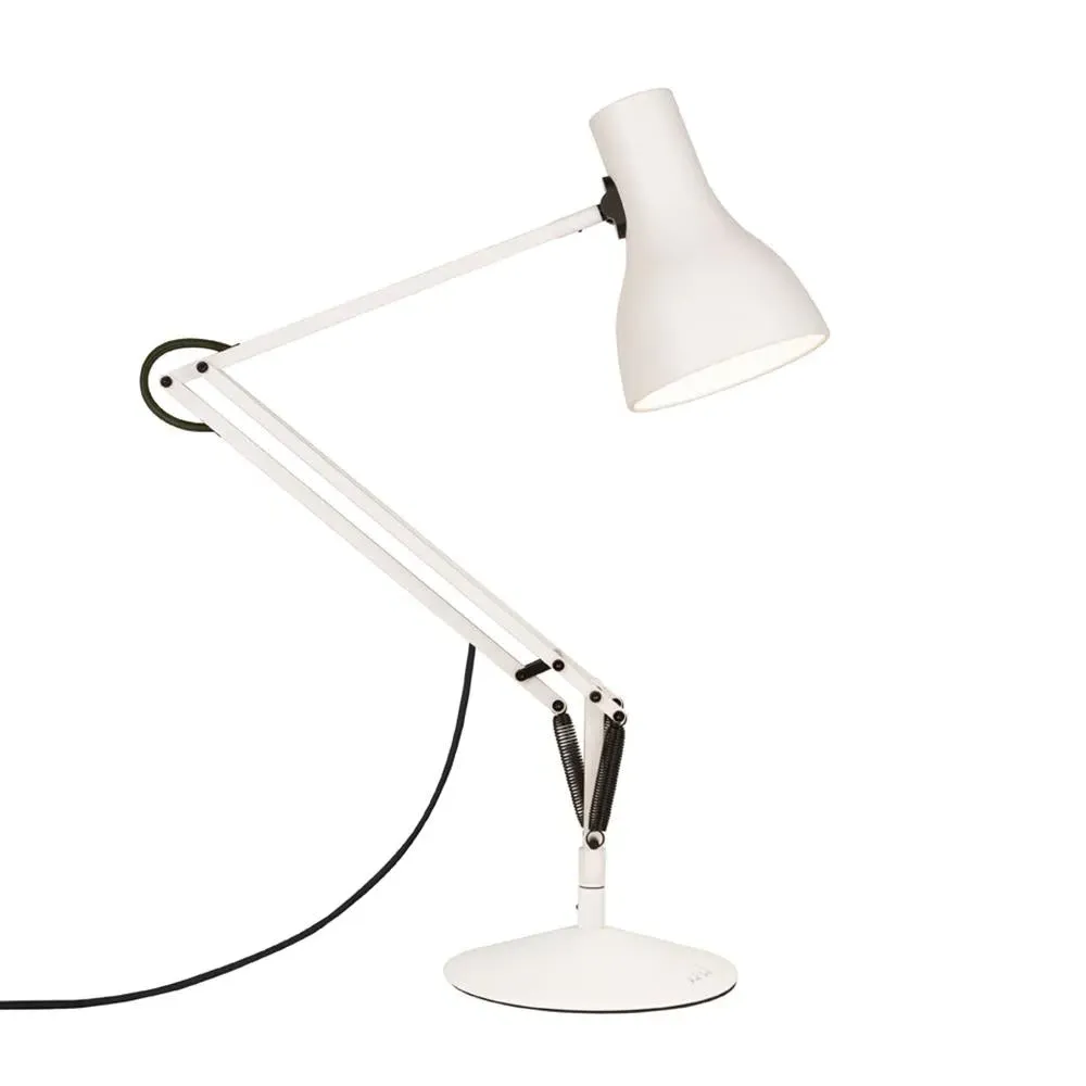 Adjustable Desk Lamp with Spring Mechanism - Metal
