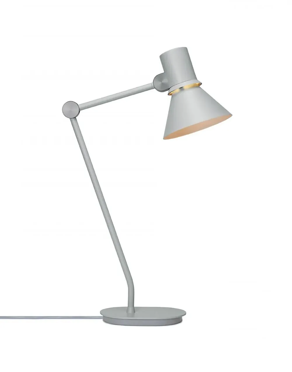Adjustable Desk Lamp with Switch - Grey