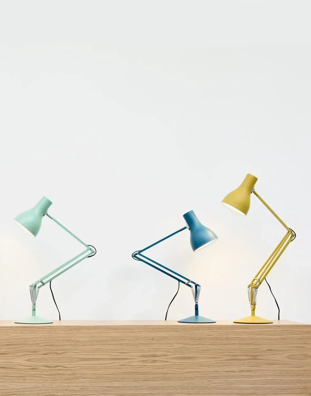 Adjustable Desk Lamp - Yellow Ochre, Aluminum