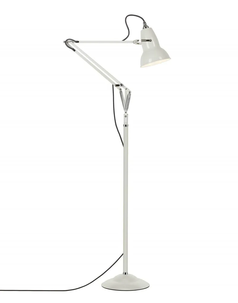 Adjustable Floor Lamp - Jet Black, Metal