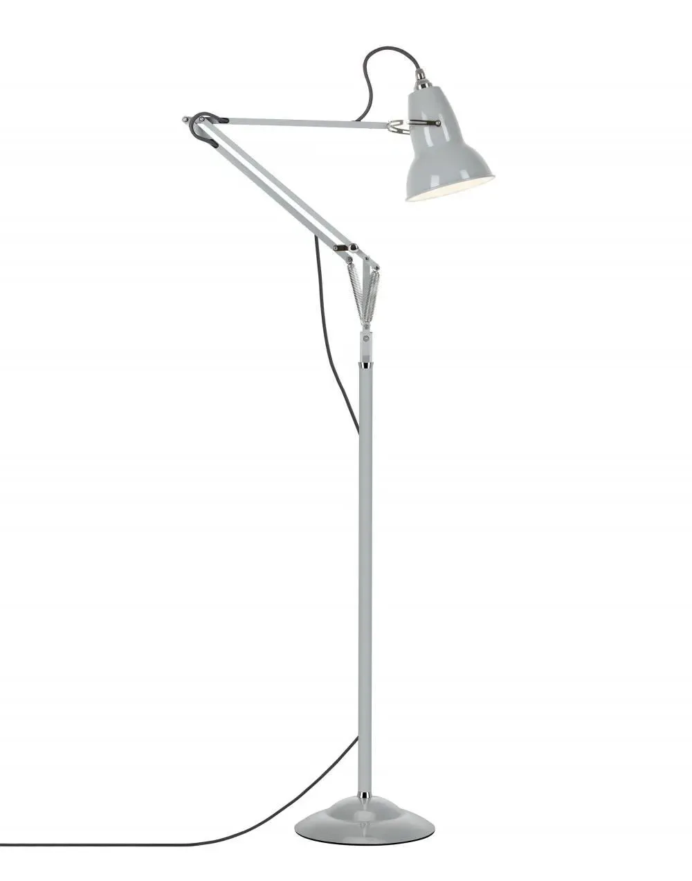 Adjustable Floor Lamp - Jet Black, Metal