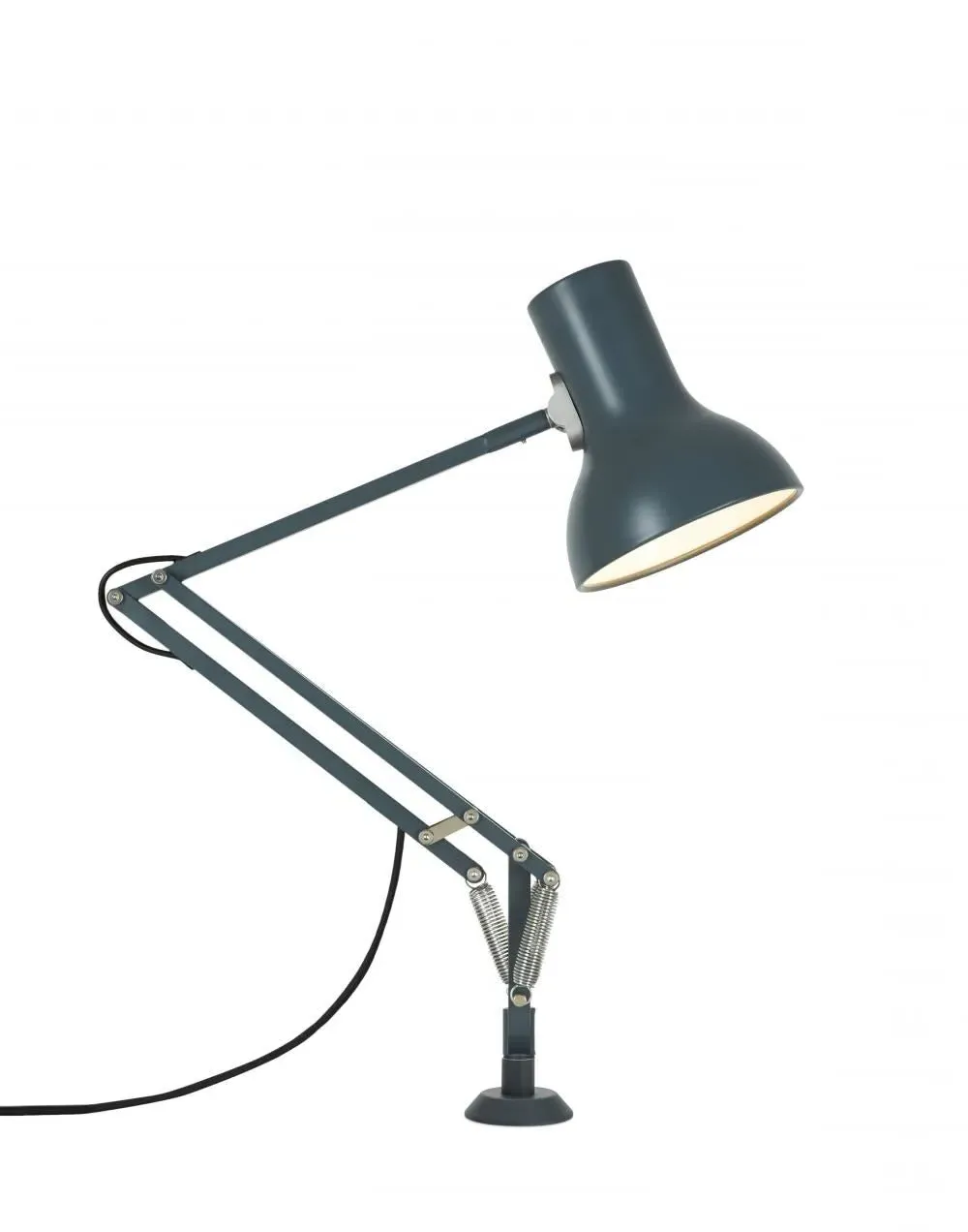 Desk Lamp with Clamp Base - Grey, Metal