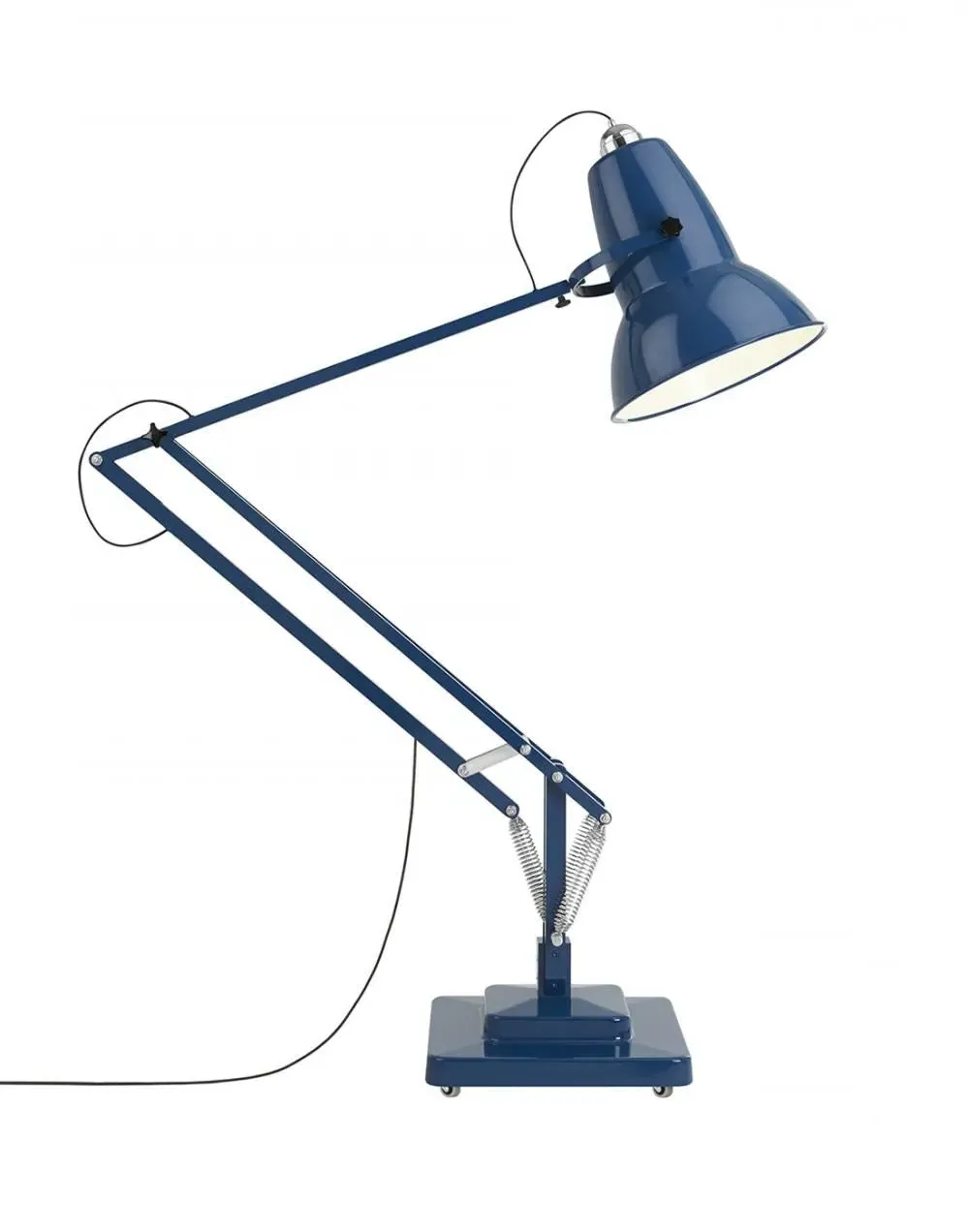 Giant Floor Light with Adjustable Arm - Black