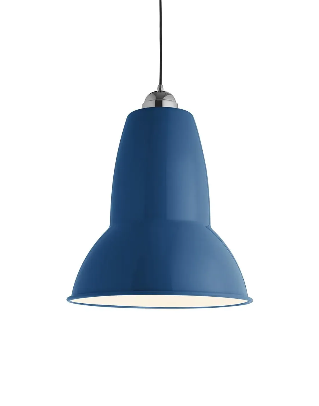 Giant Pendant Light with Adjustable Shade - Blue