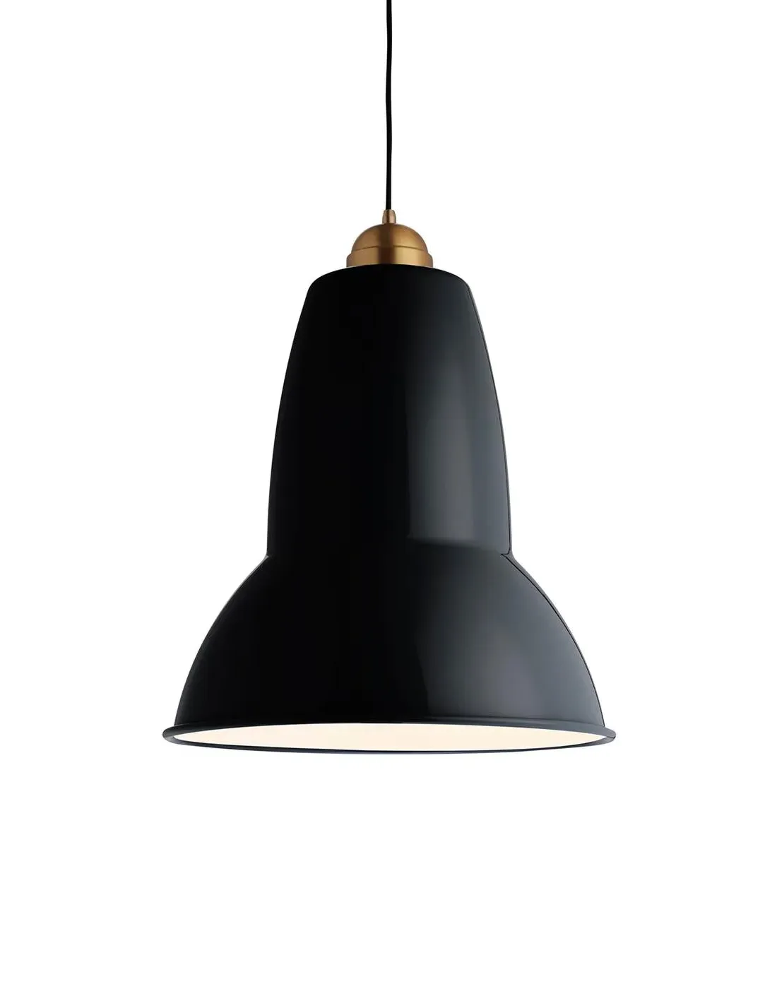 Giant Pendant Light with Adjustable Shade - White