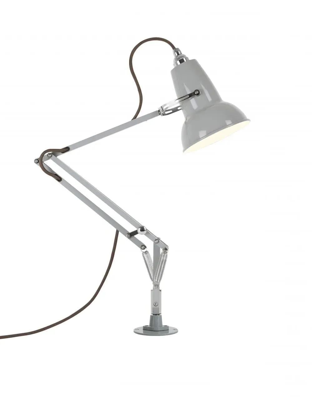 Mini Adjustable Desk Lamp - White, Metal