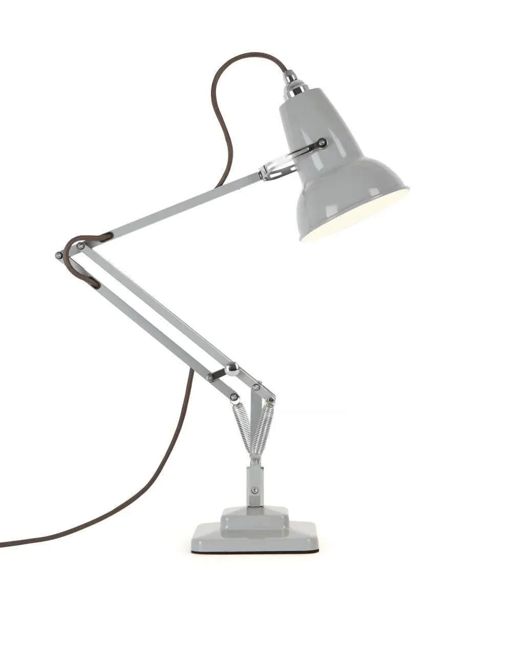 Mini Adjustable Desk Lamp with Base - Grey