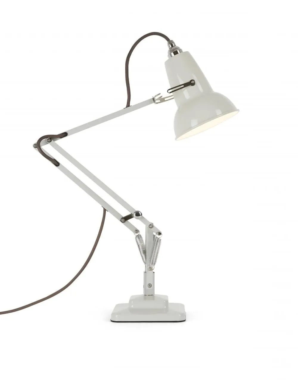 Mini Desk Lamp with Clamp - Grey, Metal