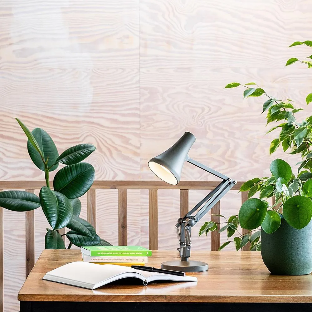 Mini Desk Lamp with LED - Red