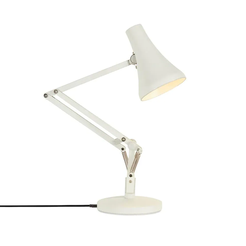 Mini Desk Lamp with LED - White