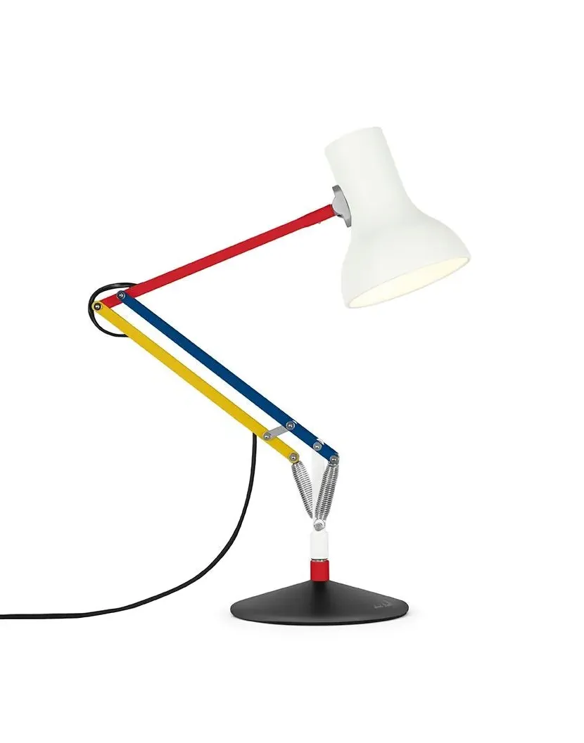 Mini Desk Lamp with Spring Mechanism - Metal