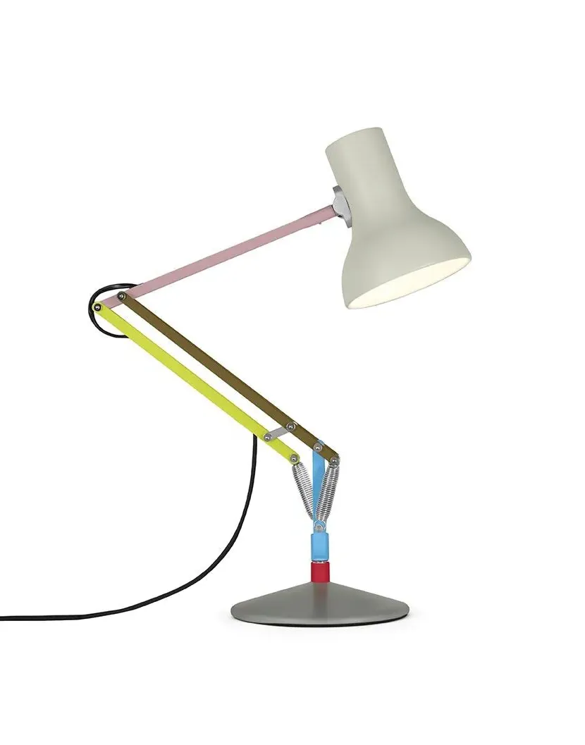 Mini Desk Lamp with Spring Mechanism - Metal