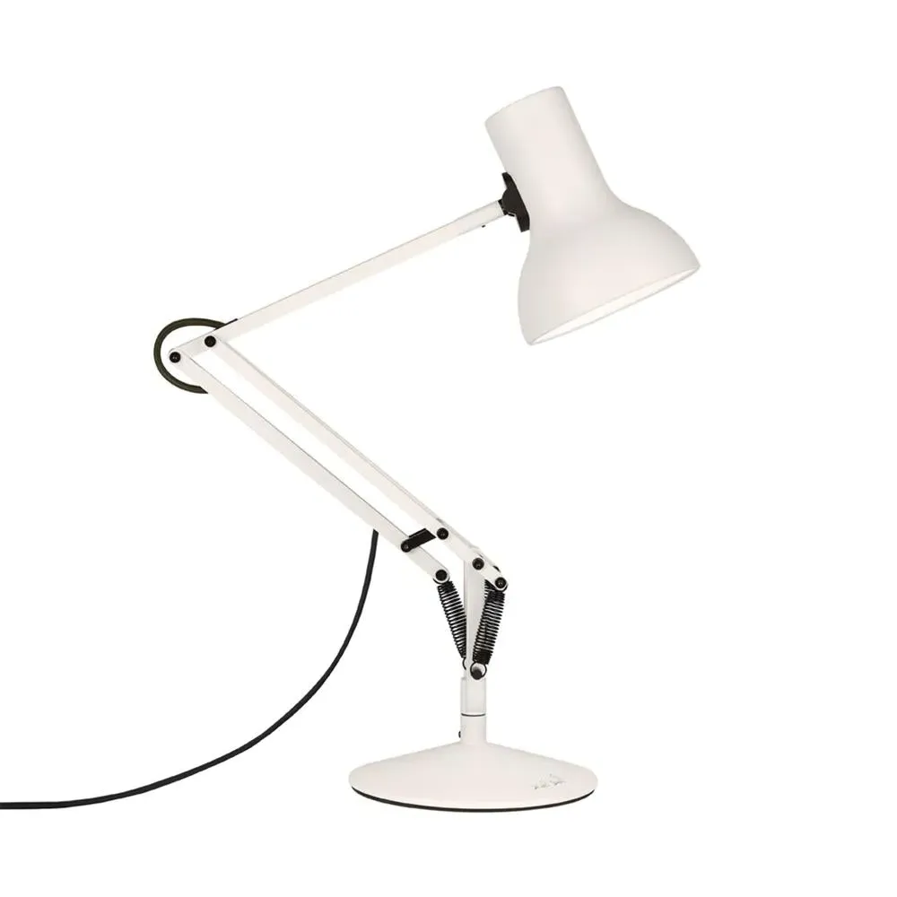 Mini Desk Lamp with Spring Mechanism - Metal
