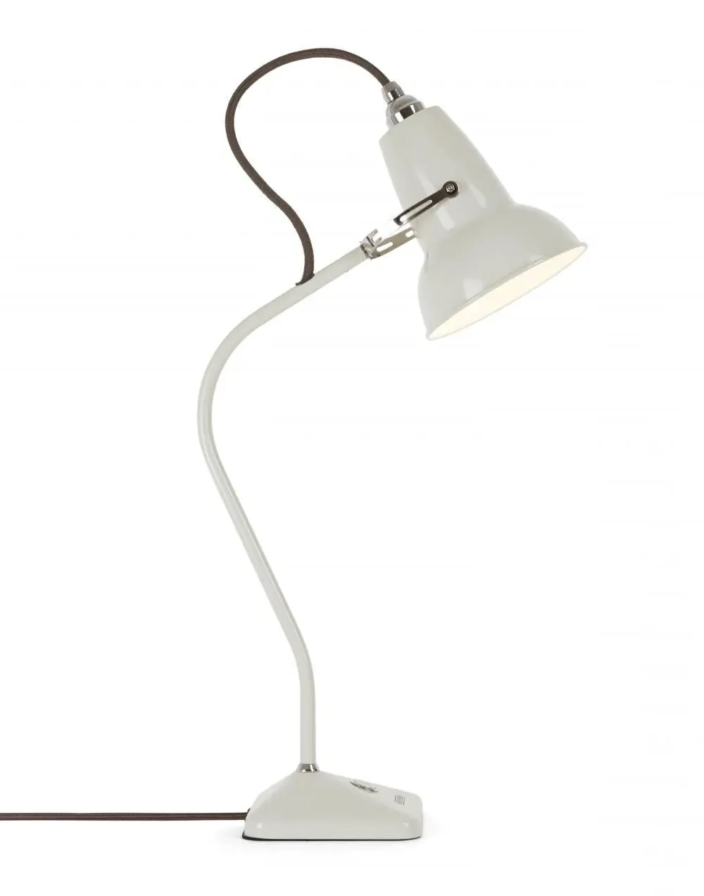 Mini Table Lamp with Fixed Arm - Black, Metal