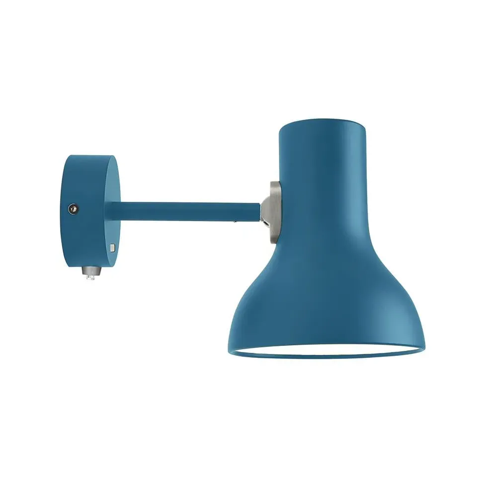 Mini Wall Light with Switch - Saxon Blue image