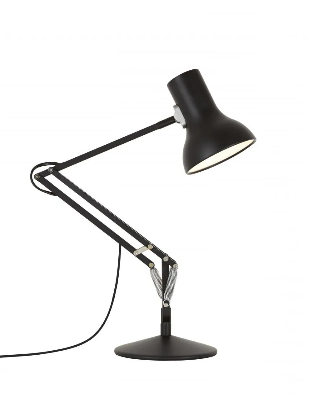 Mini Weighted Base Desk Lamp - White, Metal