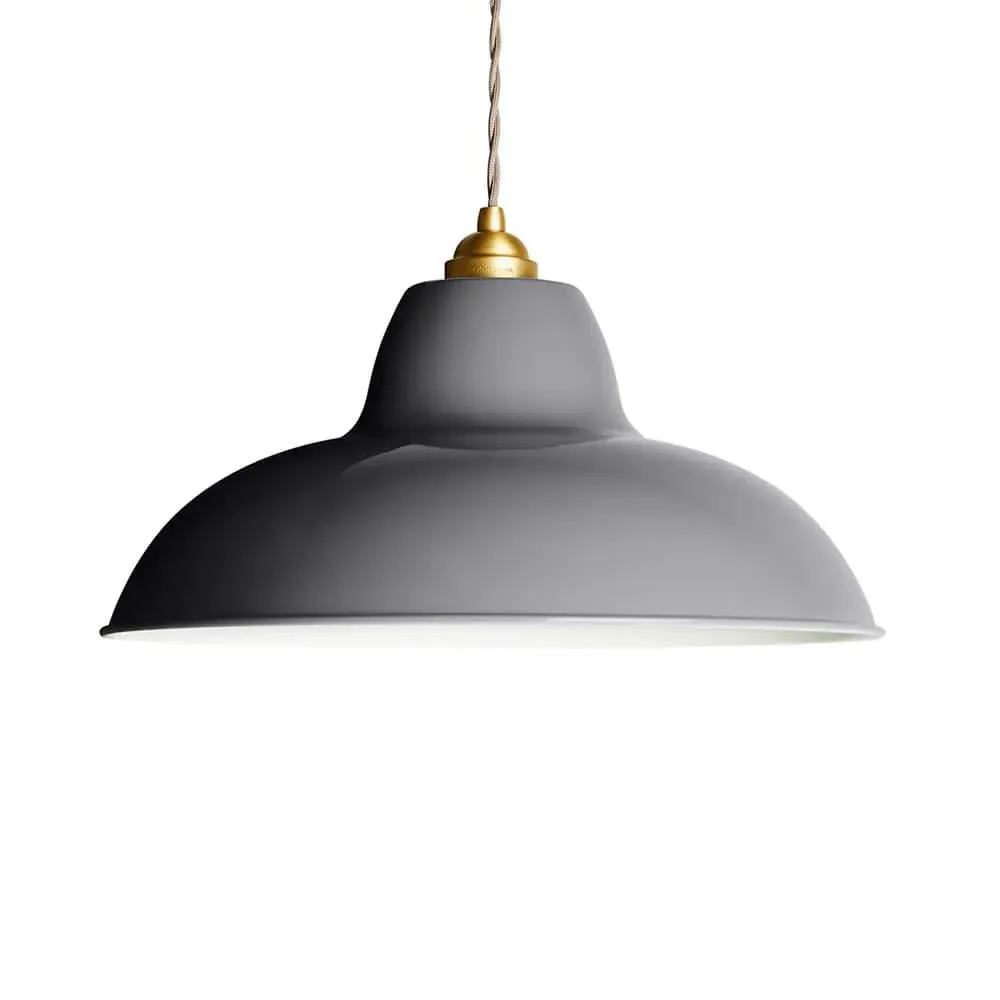 Original 1227 Midi Wide Pendant Light - Elephant Grey image