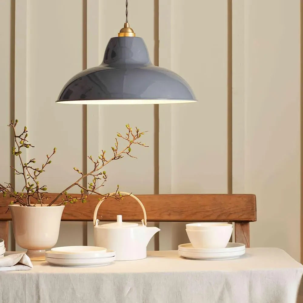 Original 1227 Midi Wide Pendant Light - Ink Blue