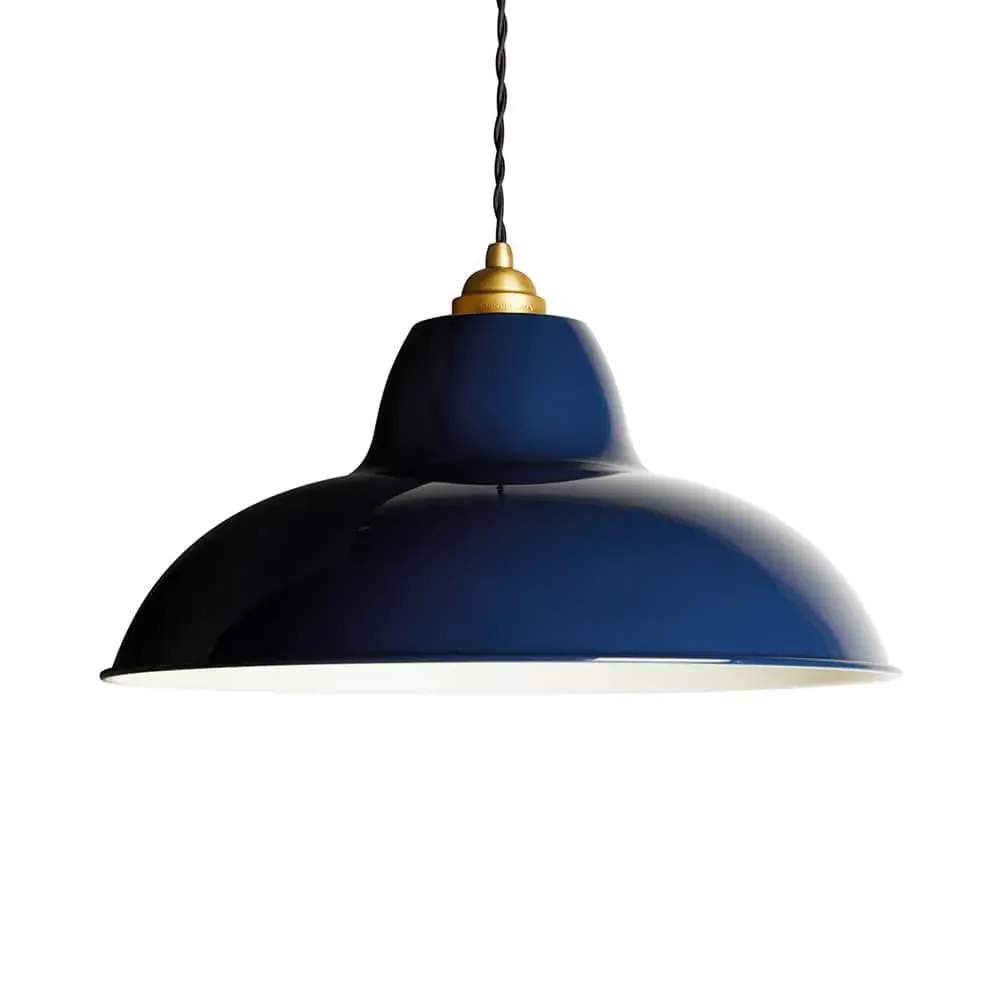 Original 1227 Midi Wide Pendant Light - Ink Blue