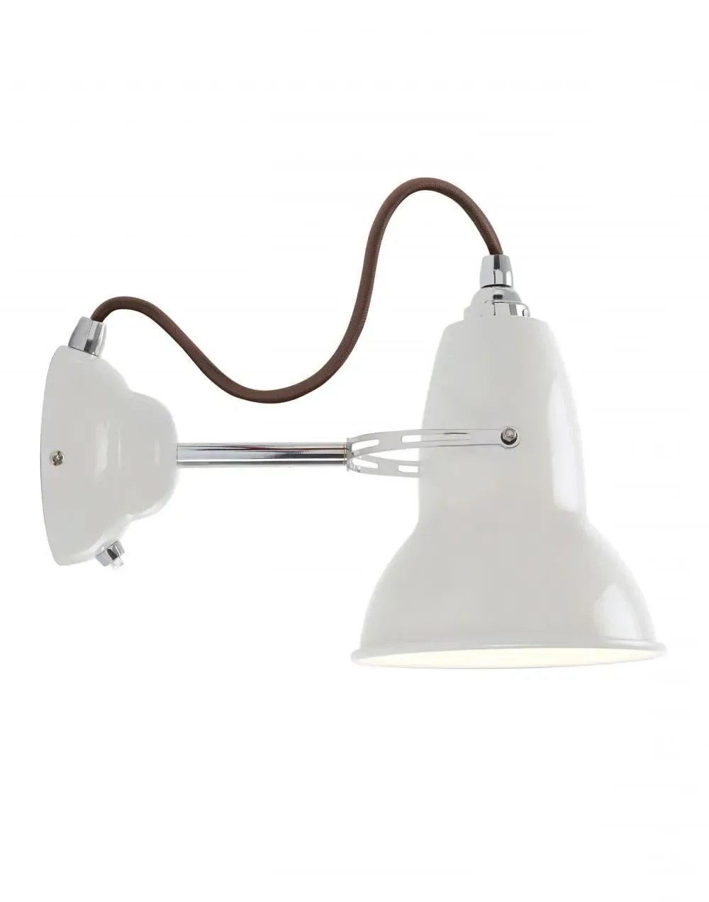 Original 1227 Short Wall Light - Linen White