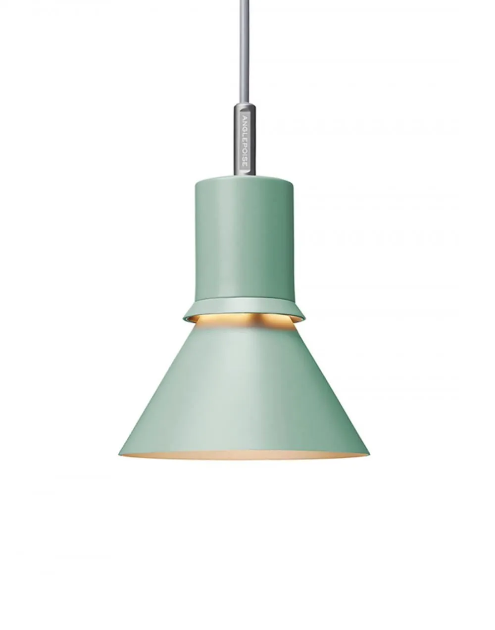 Pendant Light with Halo Slit - Grey, Metal