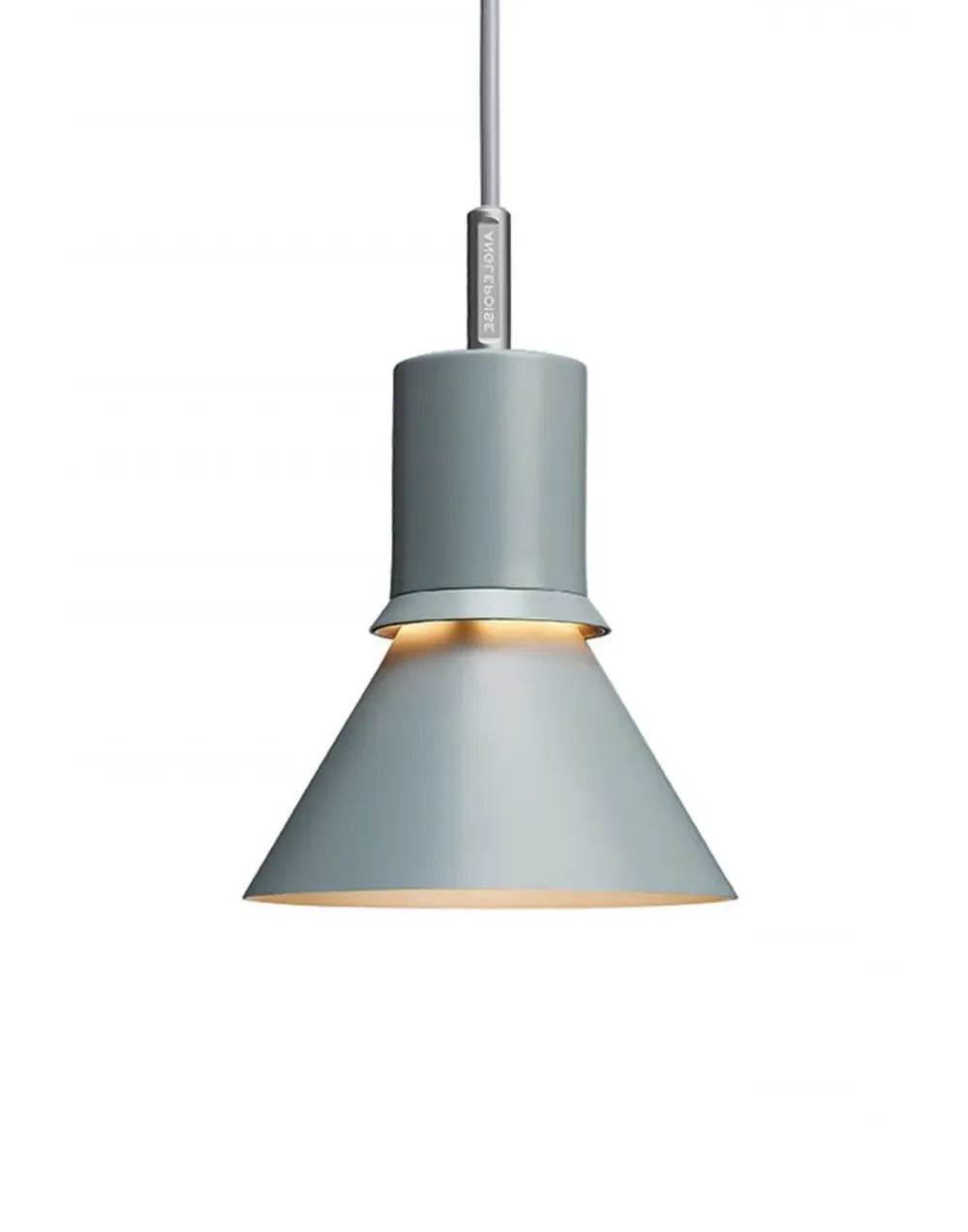 Pendant Light with Halo Slit - Grey, Metal