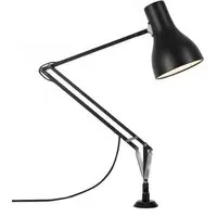 Type 75 Desk Lamp with Desk Insert - Jet Black