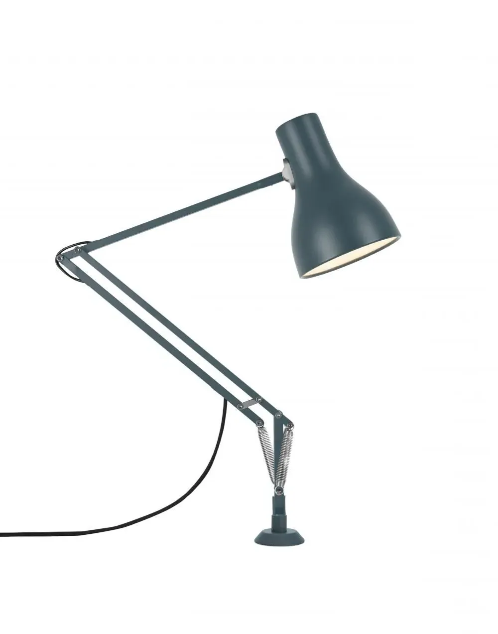 Type 75 Desk Lamp with Desk Insert - Slate Grey