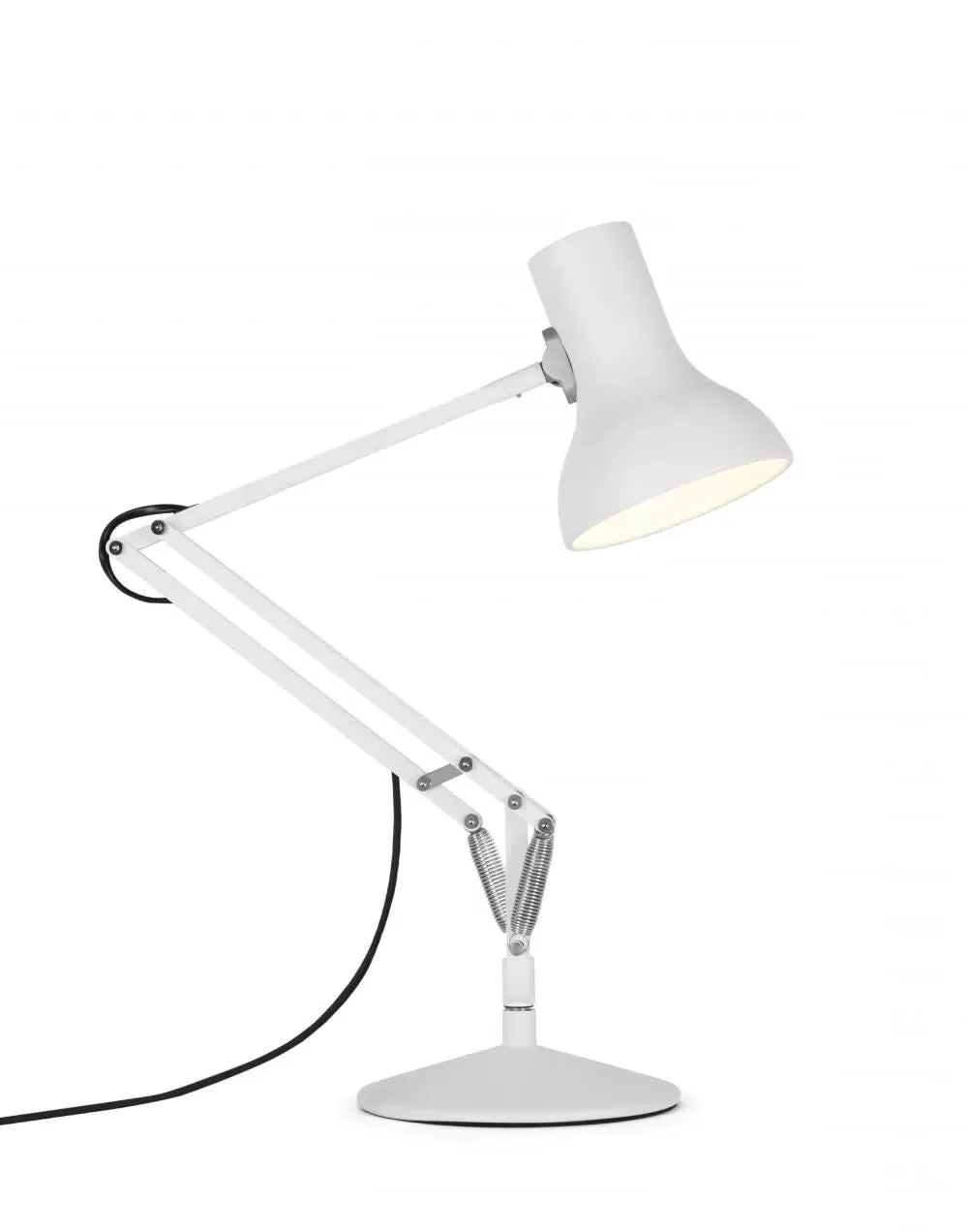 Type 75 Mini Desk Lamp with Desk Insert - Jet Black