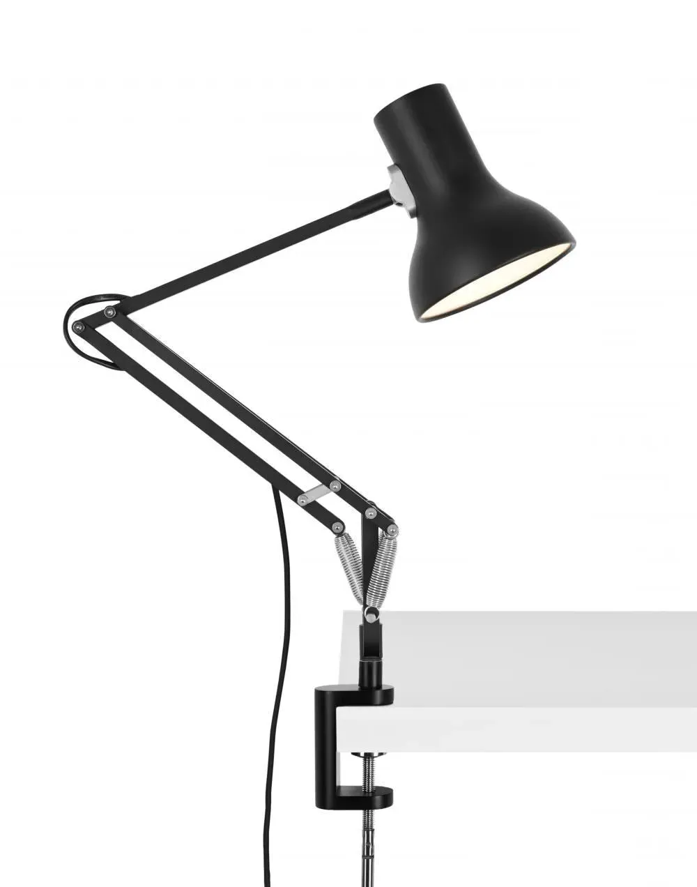 Type 75 Mini Desk Lamp with Desk Insert - Slate Grey