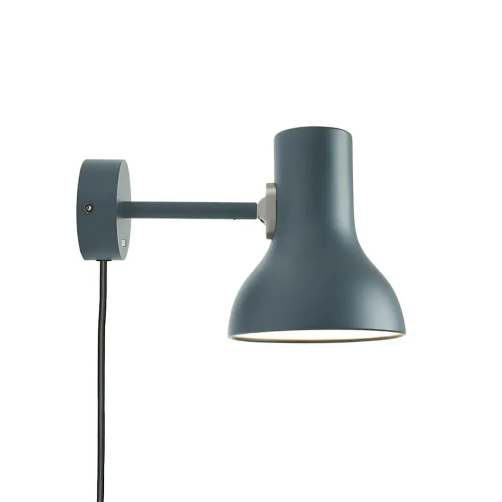 Type 75 Mini Wall Light with Switch - Slate Grey