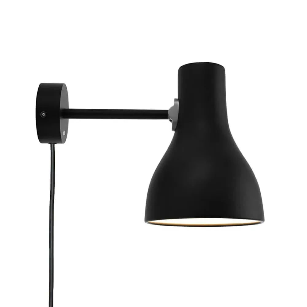 Type 75 Wall Light with Switch - Alpine White