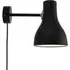 Type 75 Wall Light with Switch - Jet Black