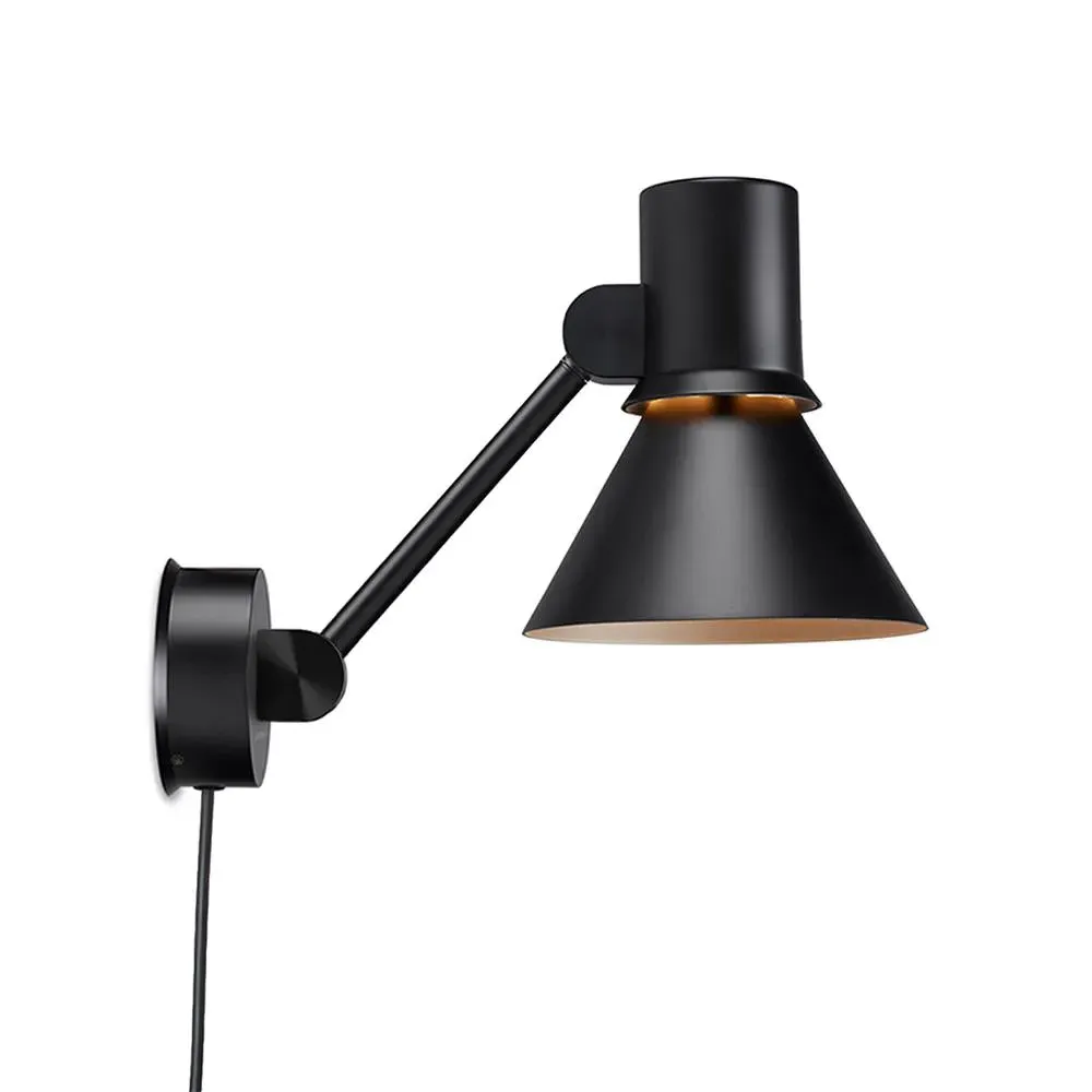 Type 80 W2 Wall Light with Plug Switch Cable - Grey Mist