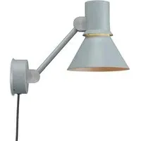 Type 80 W2 Wall Light with Plug Switch Cable - Grey Mist