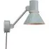 Type 80 W2 Wall Light with Plug Switch Cable - Grey Mist