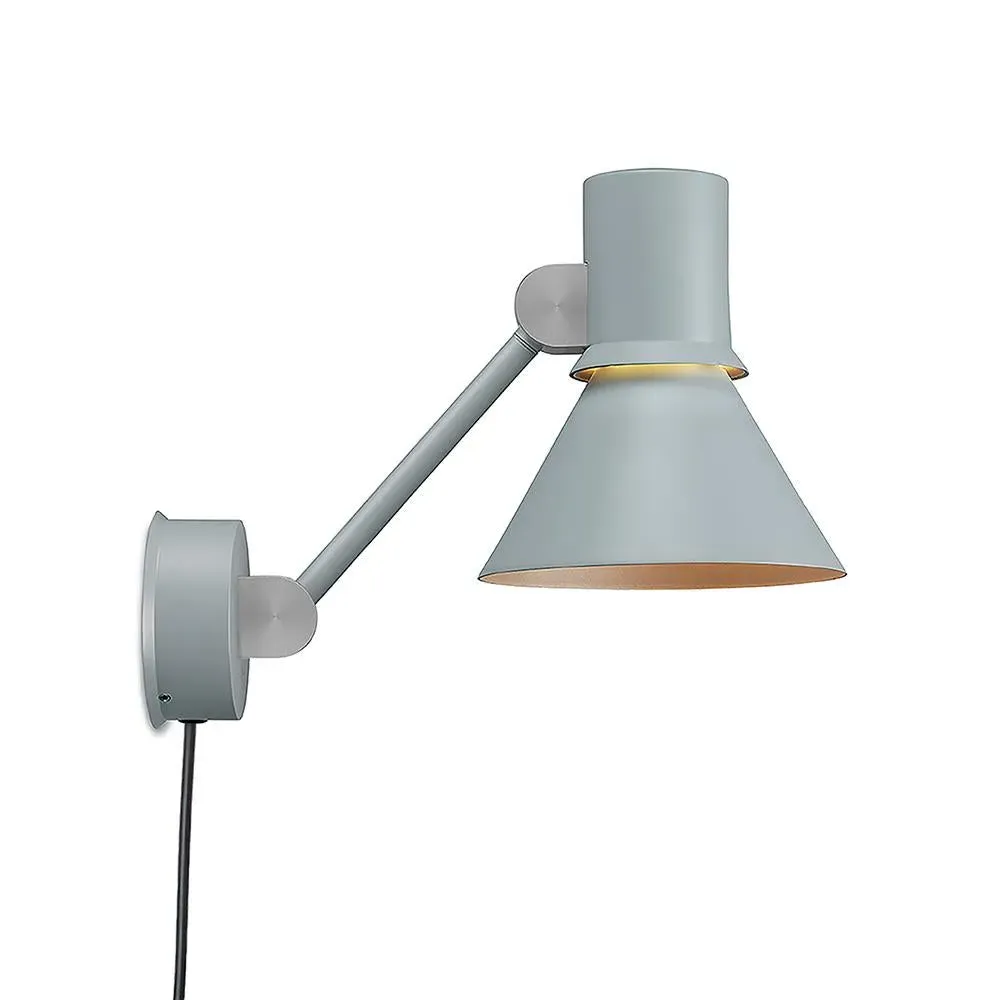 Type 80 W2 Wall Light with Plug Switch Cable - Matte Black