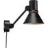 Type 80 W2 Wall Light with Plug Switch Cable - Matte Black