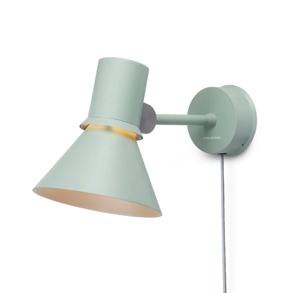 Type 80 Wall Light with Plug Switch Cable - Pistachio Green