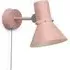 Type 80 Wall Light with Plug Switch Cable - Rose Pink