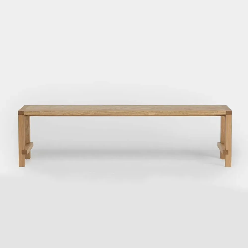 139cm Dining Bench - Oak, Solid Wood image