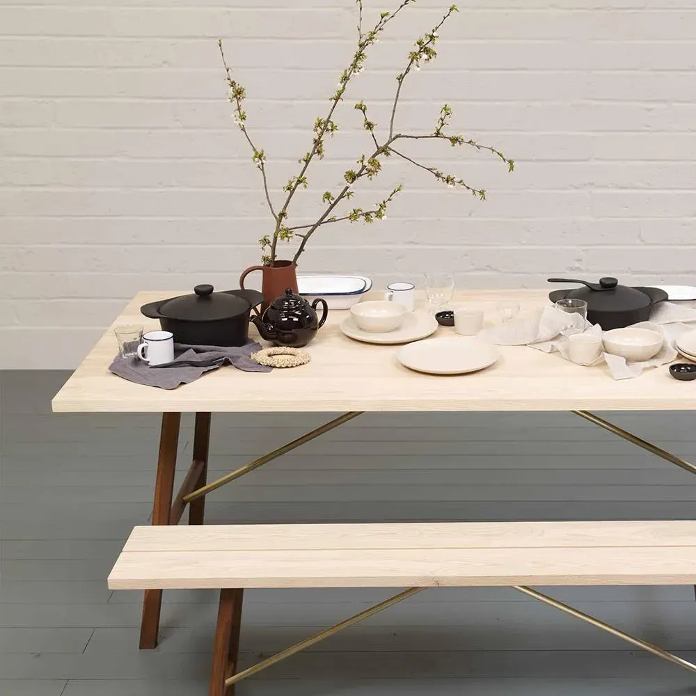 2m Seating Bench - Ash, Walnut