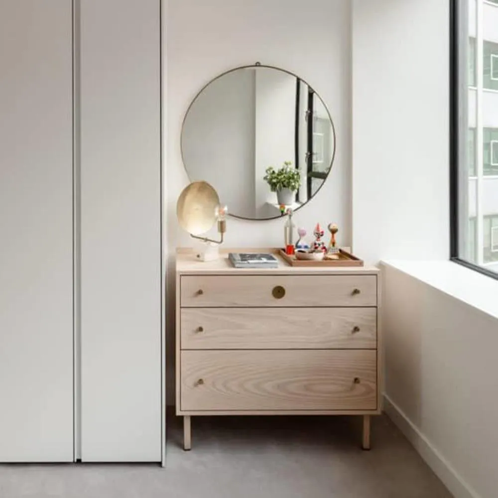 3-Drawer Chest with Lock - Pale Ash