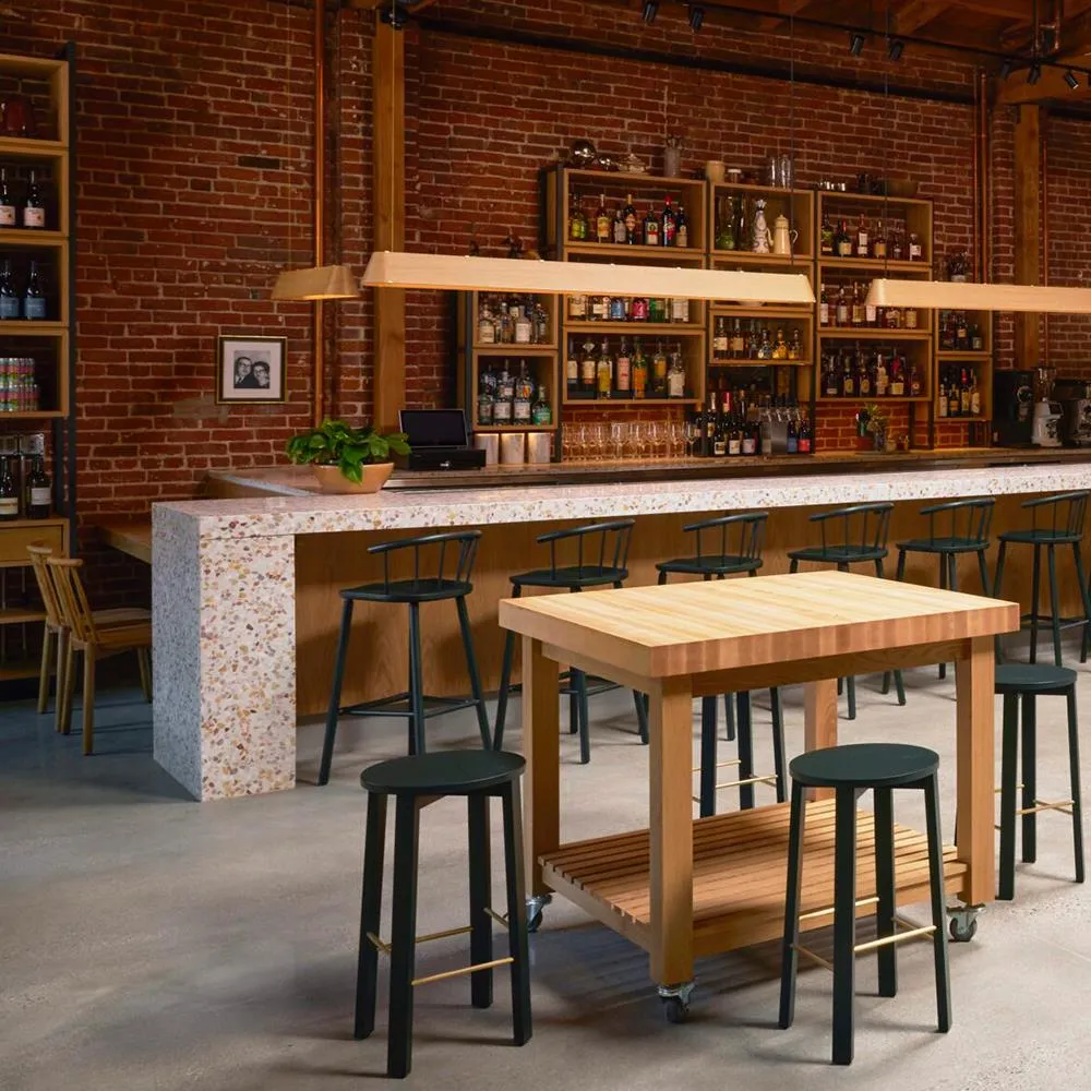 65cm Bar Stool - Dutch Green