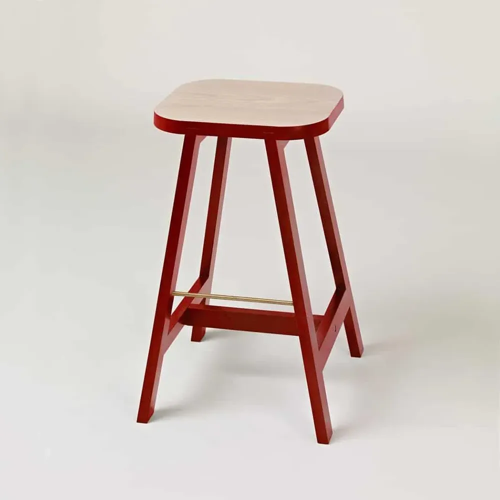 Bar Stool Three - Oxford Green, Beech