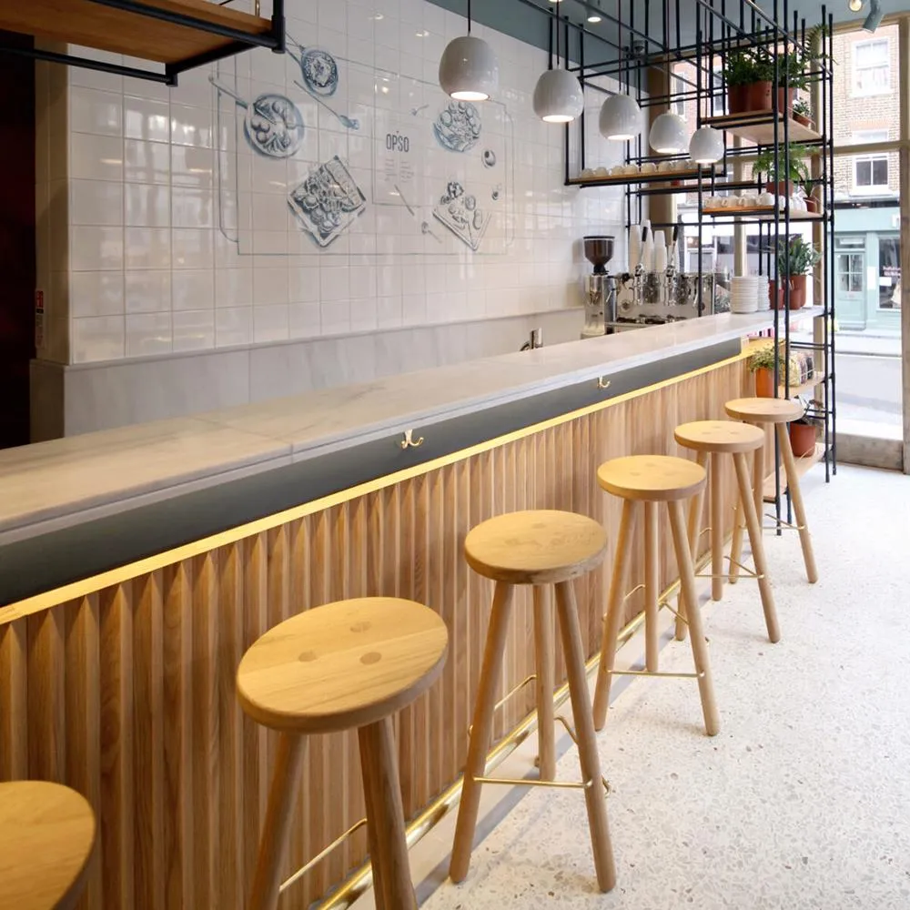 Breakfast Bar Stool - Oak, Solid Wood